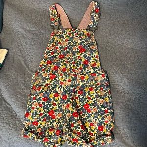 Mini boden corduroy overall shorts